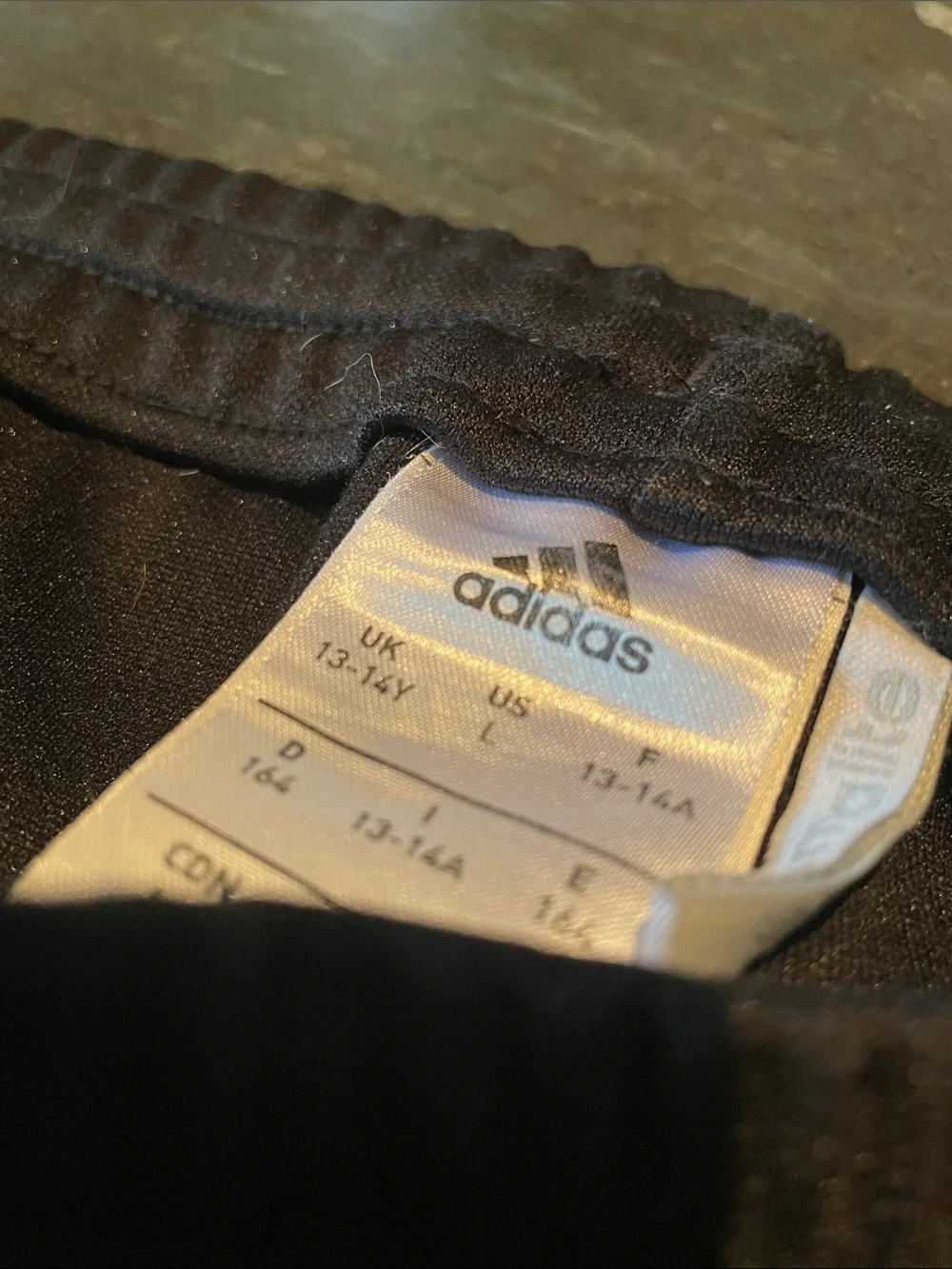adidas Black Sweatpants with Pink Side Stripes - Kids - Picture 2 of 3
